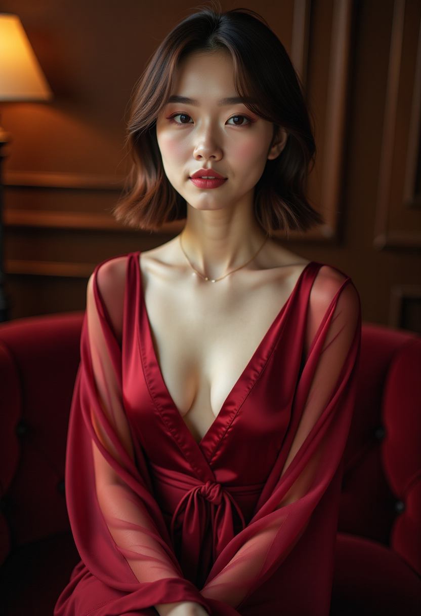 夜色剪辑台前的成片预览
